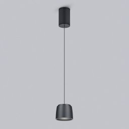 Helestra Ove LED pendant light Ø 9.5 cm 927 black