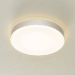 BEGA 34279 LED ceiling light, aluminium, Ø 42 cm, DALI