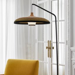 Forestier Grass floor lamp, green