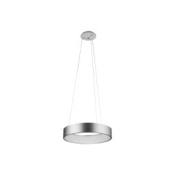 Aluminor Epsilon LED pendant light, Ø 62 cm, silver