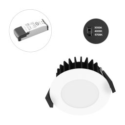 EVN Solido68 LED recessed ceiling light 10W white