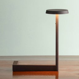 Vibia Flat LED table lamp height 30 cm black