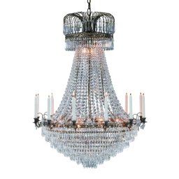 Markslöjd Magnificent candle chandelier Läckö 92 cm