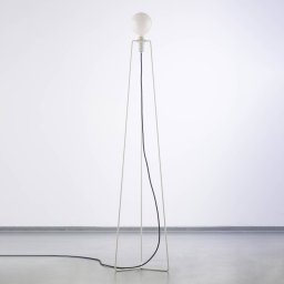 GRUPA Model M3 LED floor lamp white, cable black