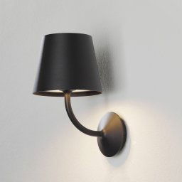 Lucide Justin LED outdoor wall light in black