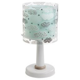 Dalber Clouds table lamp for a child’s room, blue