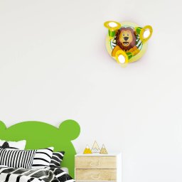 Elobra Lion wall light for children