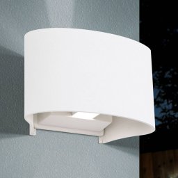 ORION Greta LED outdoor wall light, up/down, white
