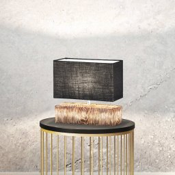 FISCHER & HONSEL Hauke table lamp with a linen lampshade 18 x 13 cm