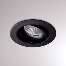 Molto Luce Kalio LED downlight round 2,700 K 24° black