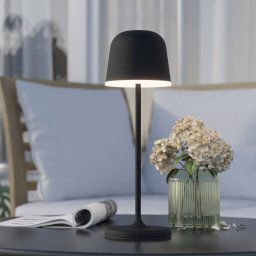 EGLO Mannera LED table lamp with a battery, black