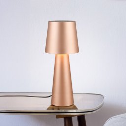 Trio Lighting Nubian table lamp, brown, height 40 cm, metal, E27