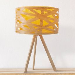 Näve Finja table lamp, tripod frame made of bamboo