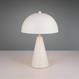 Trio Lighting Alfie table lamp, light grey matt, metal, E27