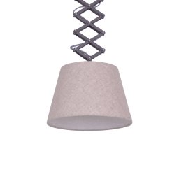 Näve Adrienne fabric ceiling light height-adjustable