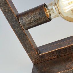 Searchlight Rustic table lamp in rust brown