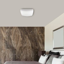 Müller-Licht LED ceiling light Reva 30 Square, white, plastic, steel