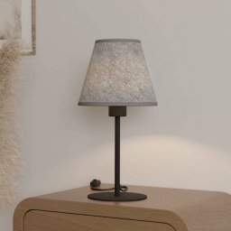 EGLO Alsager table lamp with a felt lampshade