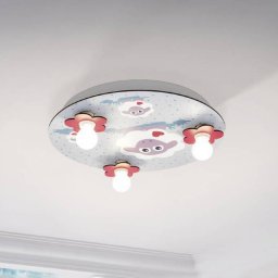 EGLO Lalelu ceiling light round, 3-bulb