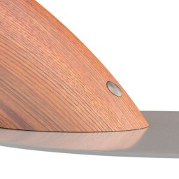 Aluminor Swingo LED desk lamp with wood, grey