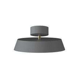 DFTP by Nordlux LED ceiling light Kaito 2 Dim, grey, Ø 30 cm, dimmable