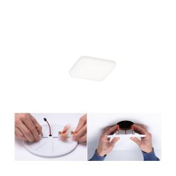 Paulmann Veluna LED downlight 4,000 K 7.5 x 7.5