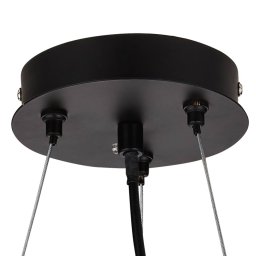 Searchlight Fringe hanging light, round