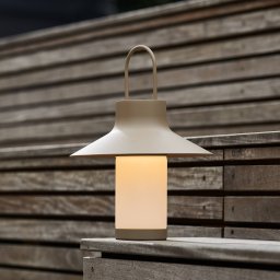 LOOM DESIGN LED table lamp Shadow Large, beige, IP65