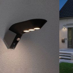 Paulmann Soley LED solar outdoor wall lamp anthracite