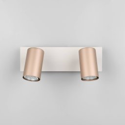 Trio Lighting Marley downlight brown/light grey 30 x 9 cm 2-bulb metal