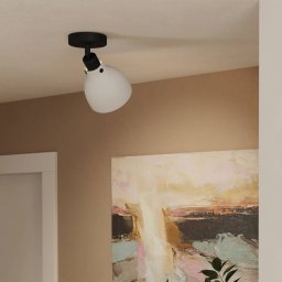 EGLO Matlock downlight, length 24.5 cm, grey/black, steel