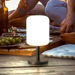 FH Lighting Volterra Pro LED rechargeable table lamp, IP54, RGBW, remote control