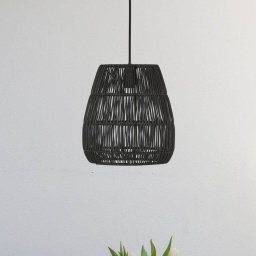 PR Home outdoor hanging light Saigon, black, Ø 28 cm, UK