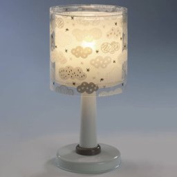Dalber Clouds table lamp for a child’s room, grey