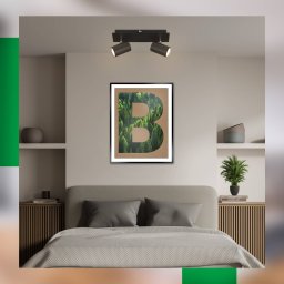 Briloner Isil A ceiling lamp, black, 2-bulb, metal, swivelling