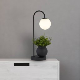 Searchlight Table lamp X Lunar, flower pot