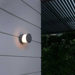 FARO BARCELONA Block outdoor wall light, concrete