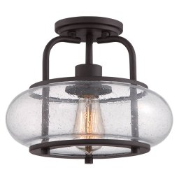 QUOIZEL Semi-flush ceiling light Trilogy