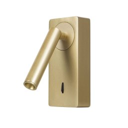 Forlight LED wall lamp Colo, gold-coloured, aluminium, height 14 cm