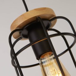 Searchlight Cage II hanging light, 1-bulb
