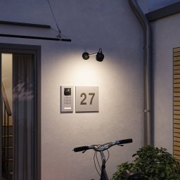 Paulmann Kikolo LED outdoor wall spotlight arm 60°