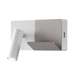 LEDS-C4 E-Lamp Mini LED wall lamp white/grey