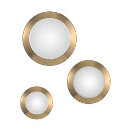 austrolux KOLARZ Moon Leaf wall light, gold, Ø 50 cm