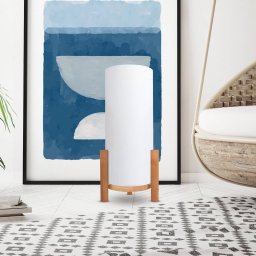 Näve Madita LED table lamp, height 48 cm, Natur/white