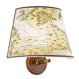 Cremasco Laguna wall light, wood