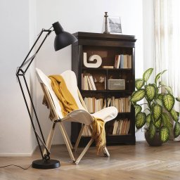 Ideallux Ideal Lux Wally floor lamp, black, height 160 cm, metal