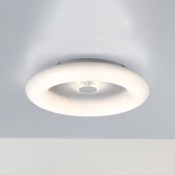 JUST LIGHT. GmbH Vertigo LED ceiling light, CCT, white, Ø 50 cm