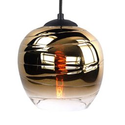 HighLight Fantasy Apple lampshade, gold, Ø 22 cm, glass