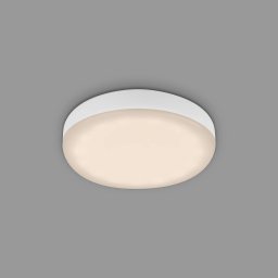 Briloner LED recessed spotlight Plat, white, Ø 7.5 cm, 3,000K