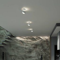 Top Light Puk! 80 Turn up/downlight matt lens white/chrome